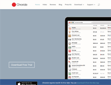 Tablet Screenshot of chronicleapp.com